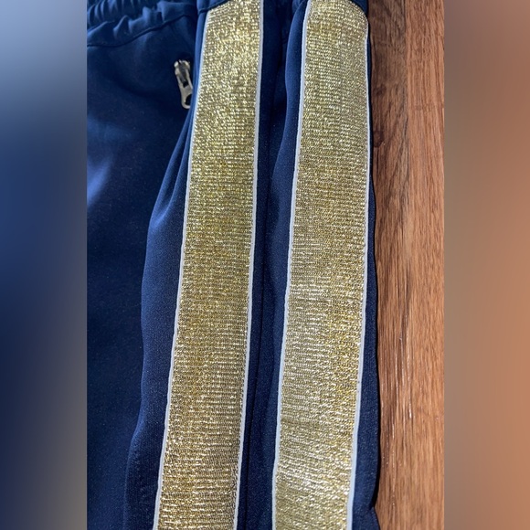 Navy and gold athletic pants XL. - Picture 7 of 8